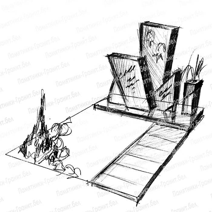 эскизы эксклюзивных памятников фото