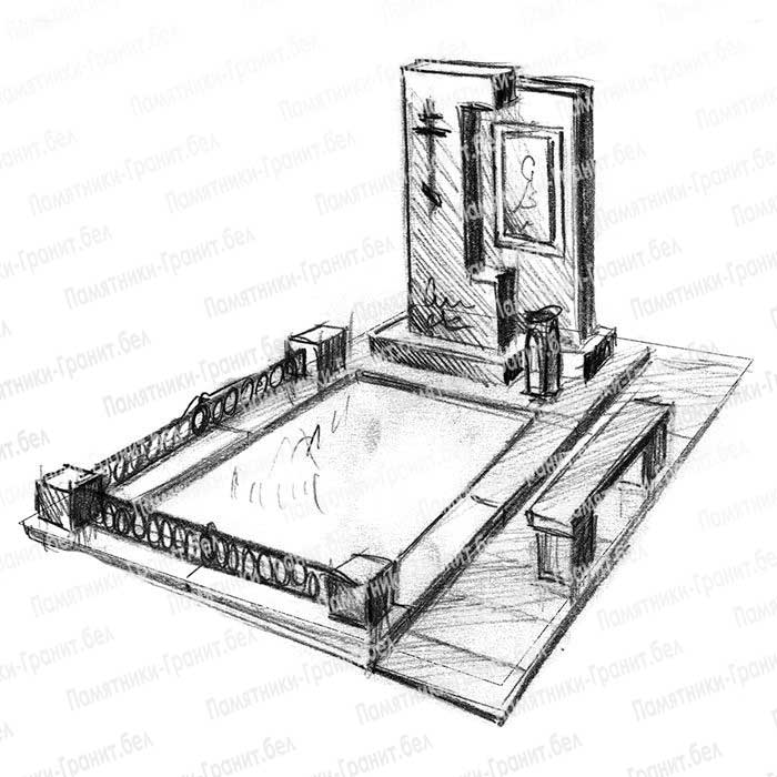 Двойные памятники на могилу фото