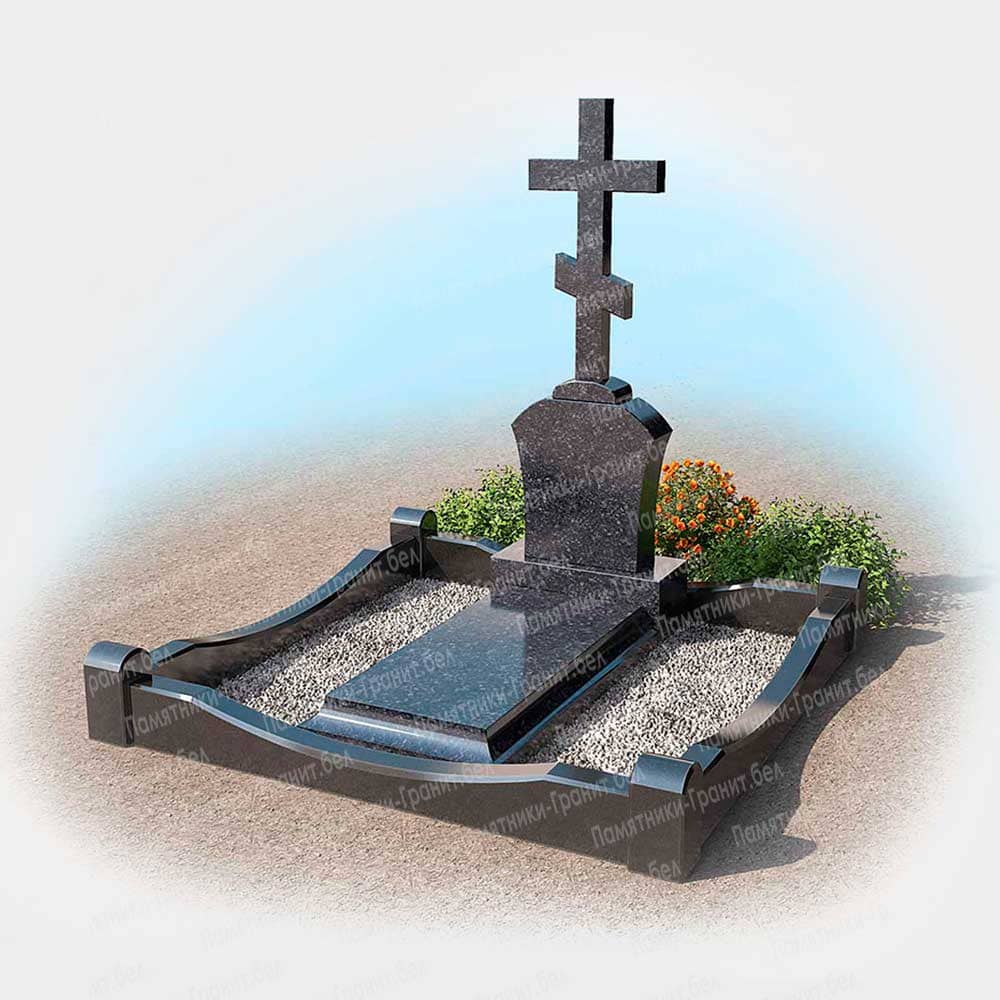 Памятник с крестом на могилу фото